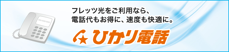 埼玉県幸手市（さってし）でご利用いただけるオプションサービス。NTT東日本 ひかり電話（IP電話）